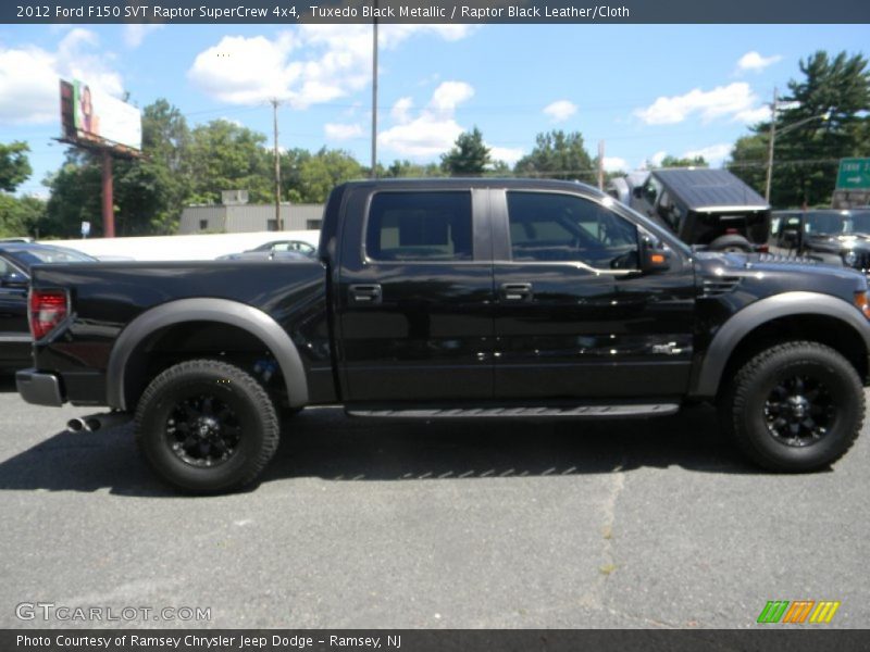 Tuxedo Black Metallic / Raptor Black Leather/Cloth 2012 Ford F150 SVT Raptor SuperCrew 4x4