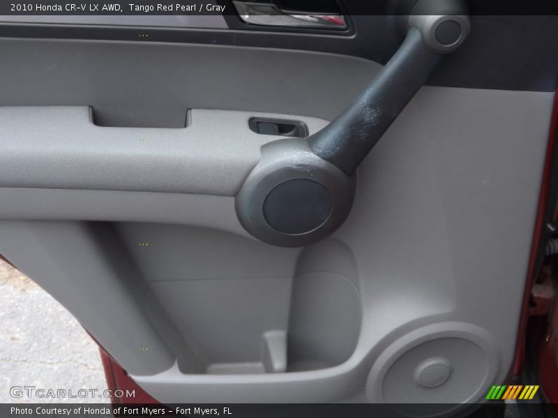 Tango Red Pearl / Gray 2010 Honda CR-V LX AWD