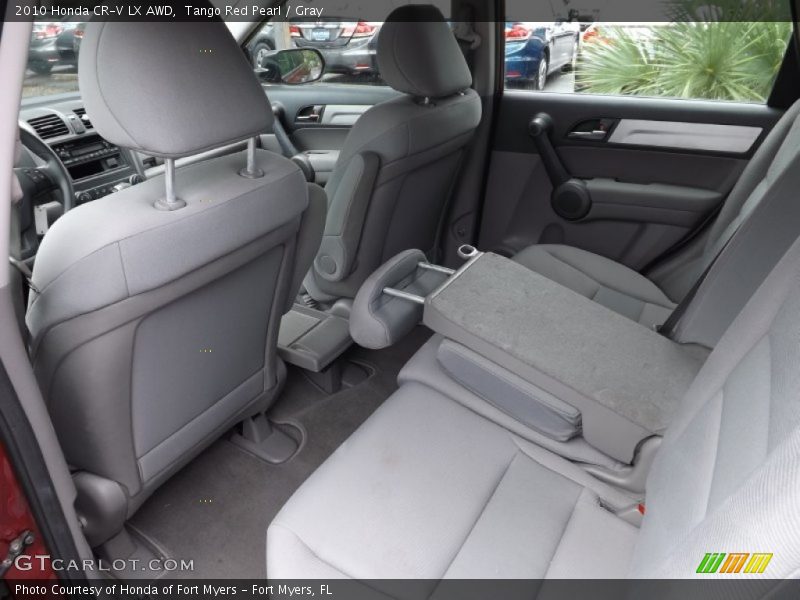 Tango Red Pearl / Gray 2010 Honda CR-V LX AWD