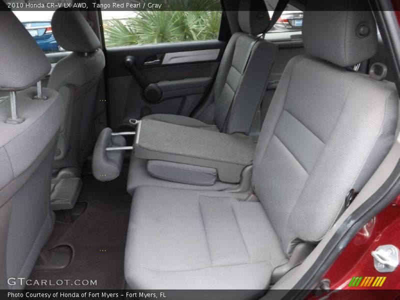 Tango Red Pearl / Gray 2010 Honda CR-V LX AWD