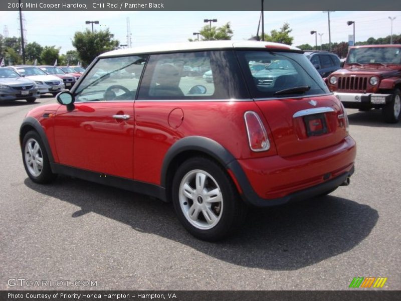 Chili Red / Panther Black 2006 Mini Cooper Hardtop