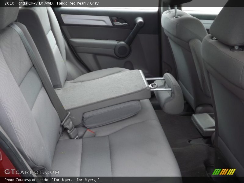 Tango Red Pearl / Gray 2010 Honda CR-V LX AWD