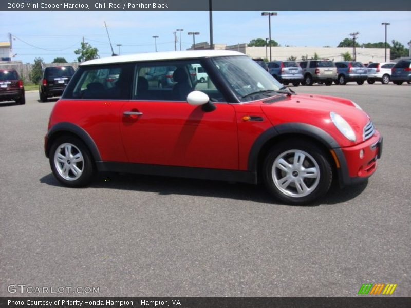 Chili Red / Panther Black 2006 Mini Cooper Hardtop