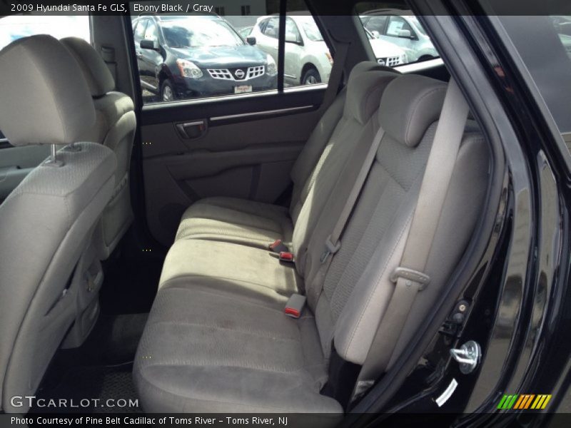 Ebony Black / Gray 2009 Hyundai Santa Fe GLS