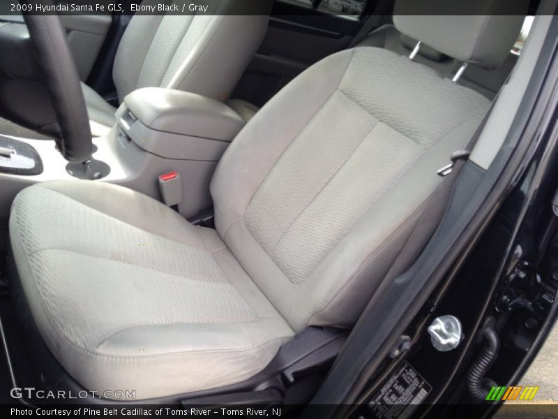 Ebony Black / Gray 2009 Hyundai Santa Fe GLS