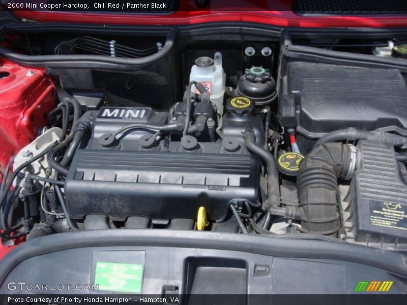 Chili Red / Panther Black 2006 Mini Cooper Hardtop