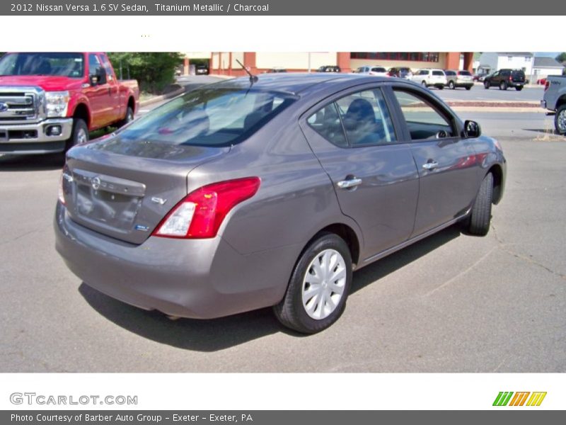 Titanium Metallic / Charcoal 2012 Nissan Versa 1.6 SV Sedan