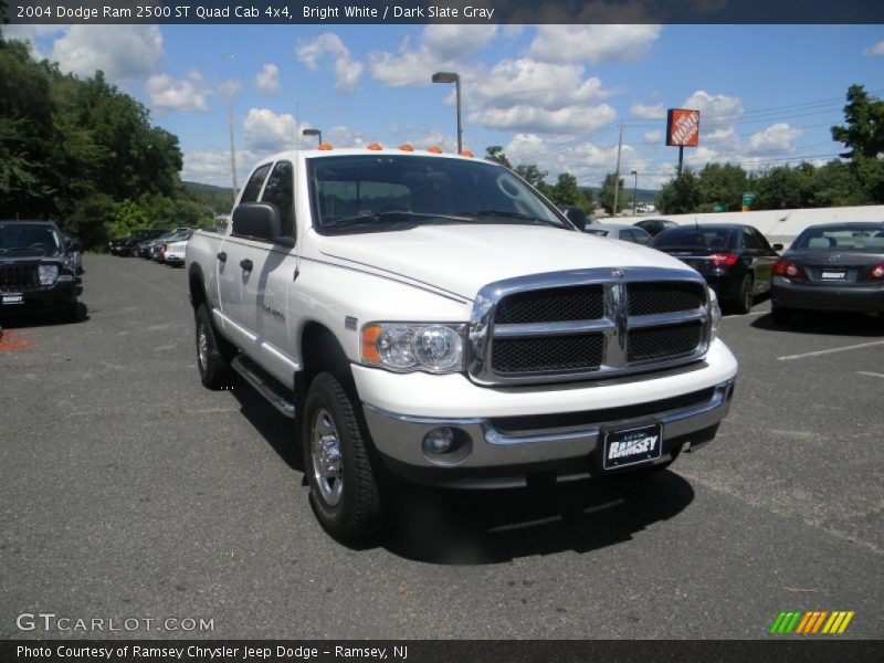 Bright White / Dark Slate Gray 2004 Dodge Ram 2500 ST Quad Cab 4x4
