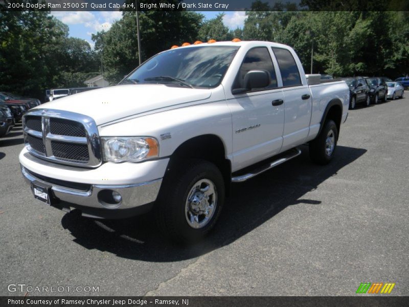 Bright White / Dark Slate Gray 2004 Dodge Ram 2500 ST Quad Cab 4x4