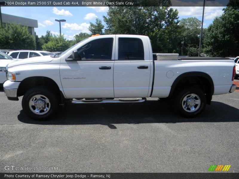 Bright White / Dark Slate Gray 2004 Dodge Ram 2500 ST Quad Cab 4x4