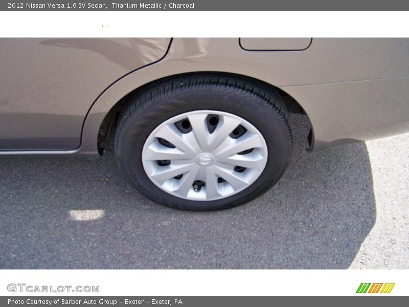 Titanium Metallic / Charcoal 2012 Nissan Versa 1.6 SV Sedan