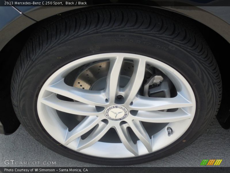 Black / Black 2013 Mercedes-Benz C 250 Sport
