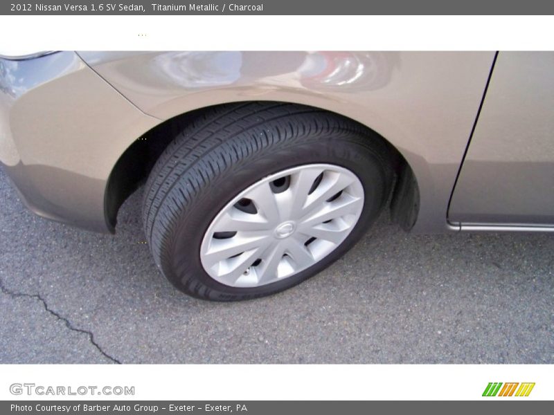 Titanium Metallic / Charcoal 2012 Nissan Versa 1.6 SV Sedan