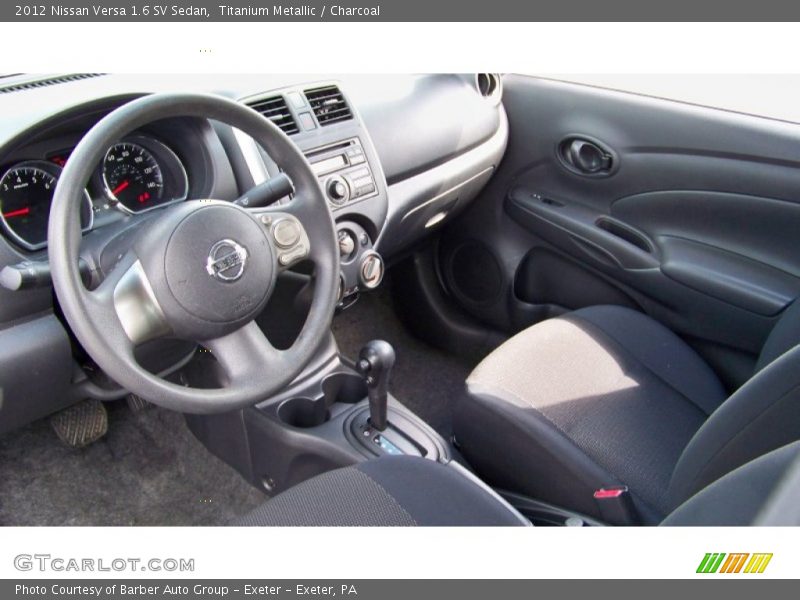 Titanium Metallic / Charcoal 2012 Nissan Versa 1.6 SV Sedan