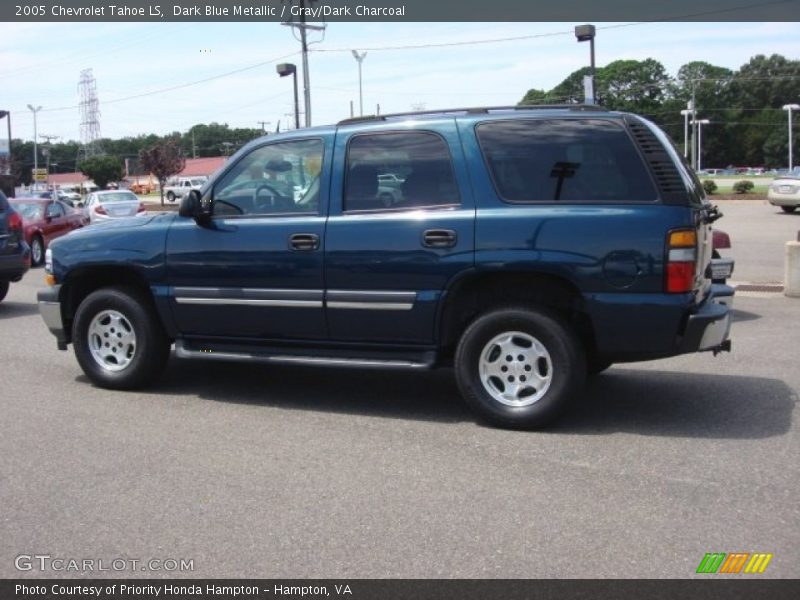 Dark Blue Metallic / Gray/Dark Charcoal 2005 Chevrolet Tahoe LS