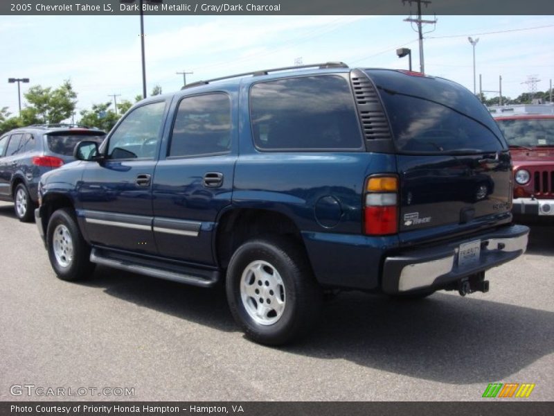 Dark Blue Metallic / Gray/Dark Charcoal 2005 Chevrolet Tahoe LS