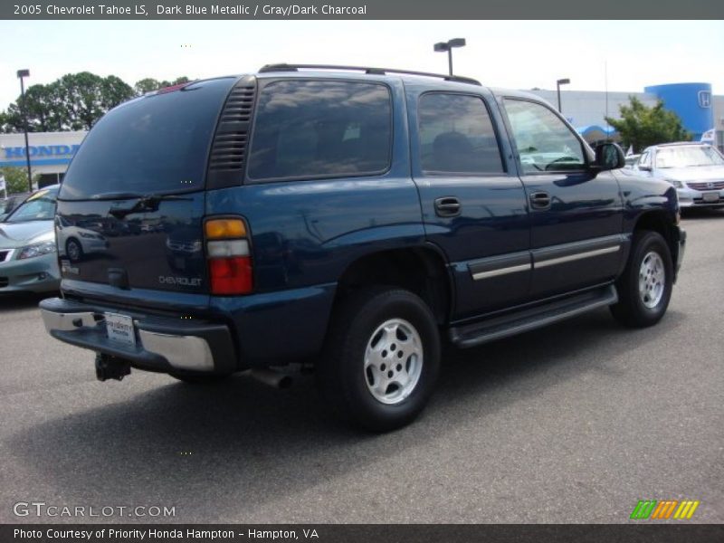 Dark Blue Metallic / Gray/Dark Charcoal 2005 Chevrolet Tahoe LS