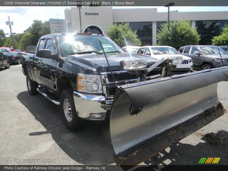 Black / Ebony Black 2008 Chevrolet Silverado 2500HD LT Extended Cab 4x4