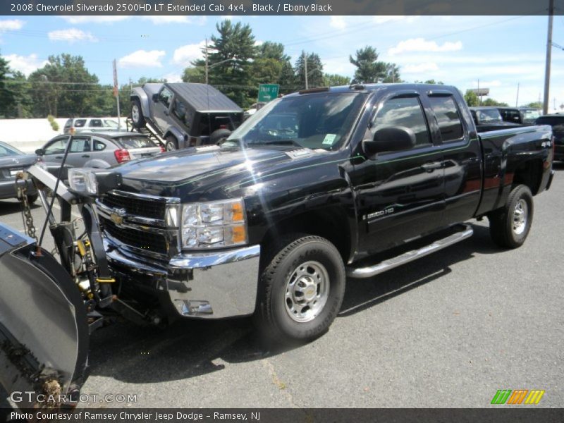 Black / Ebony Black 2008 Chevrolet Silverado 2500HD LT Extended Cab 4x4