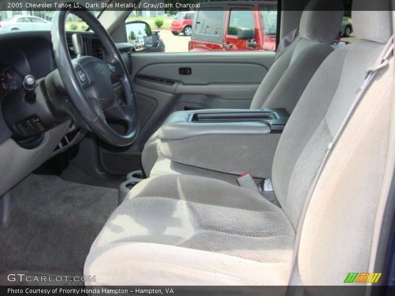 Dark Blue Metallic / Gray/Dark Charcoal 2005 Chevrolet Tahoe LS