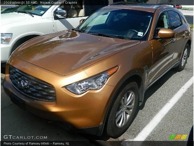 Mojave Copper / Graphite 2009 Infiniti FX 35 AWD