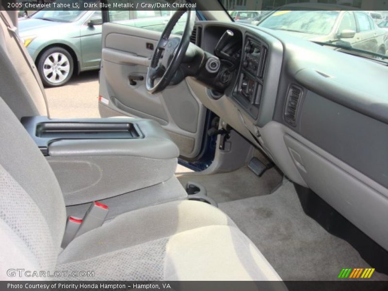 Dark Blue Metallic / Gray/Dark Charcoal 2005 Chevrolet Tahoe LS
