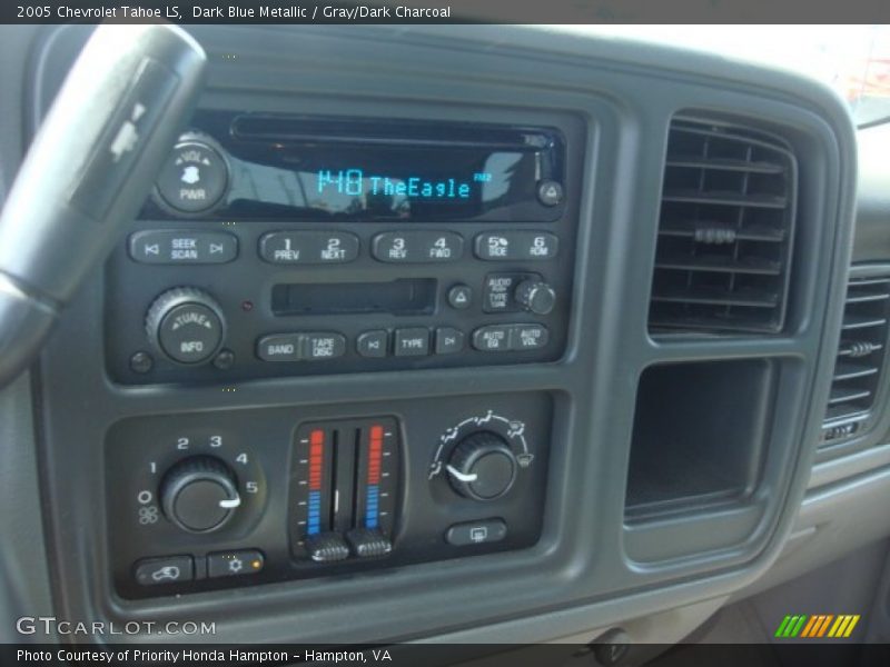 Dark Blue Metallic / Gray/Dark Charcoal 2005 Chevrolet Tahoe LS