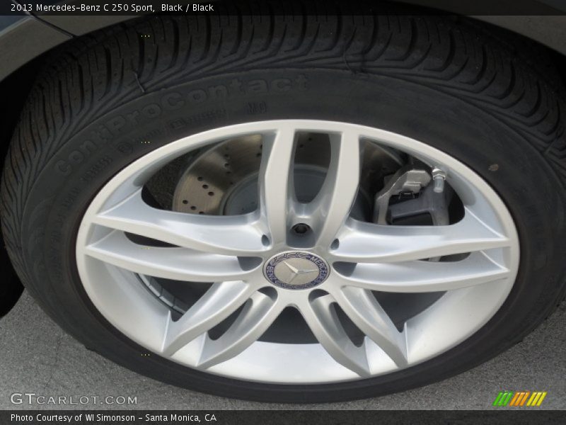 Black / Black 2013 Mercedes-Benz C 250 Sport