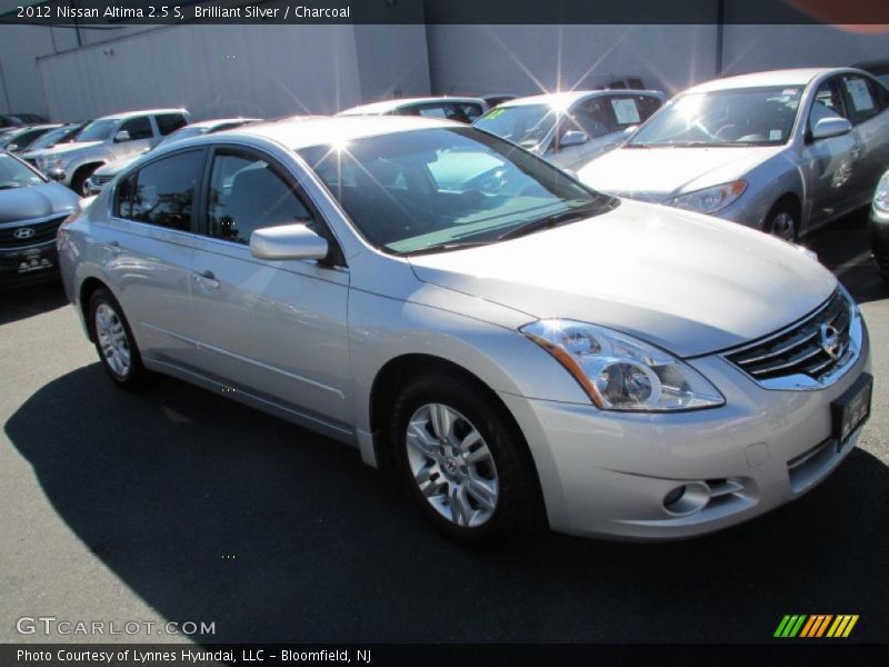 Brilliant Silver / Charcoal 2012 Nissan Altima 2.5 S