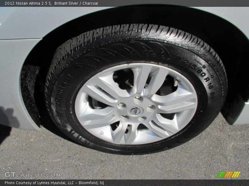 Brilliant Silver / Charcoal 2012 Nissan Altima 2.5 S