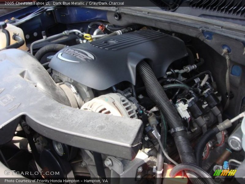 Dark Blue Metallic / Gray/Dark Charcoal 2005 Chevrolet Tahoe LS
