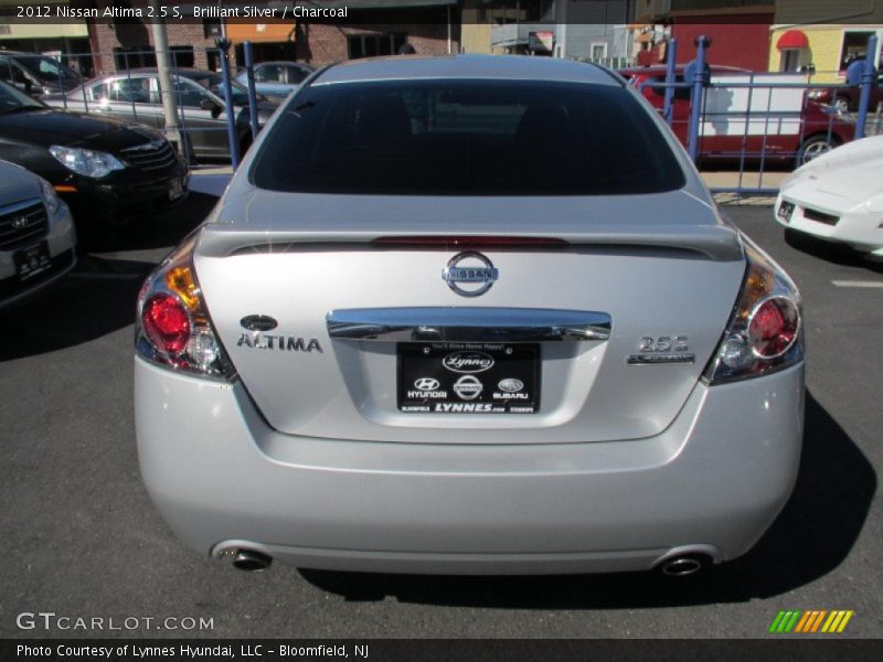 Brilliant Silver / Charcoal 2012 Nissan Altima 2.5 S