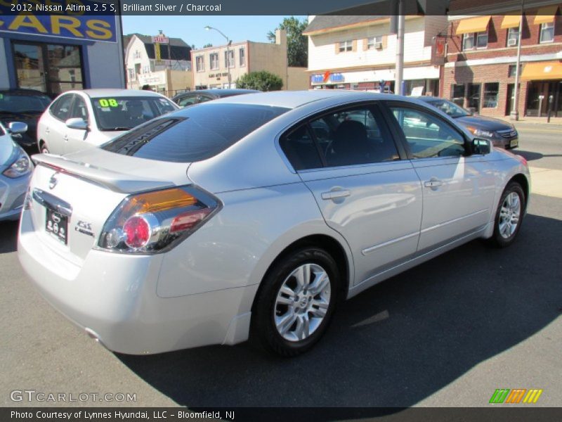 Brilliant Silver / Charcoal 2012 Nissan Altima 2.5 S