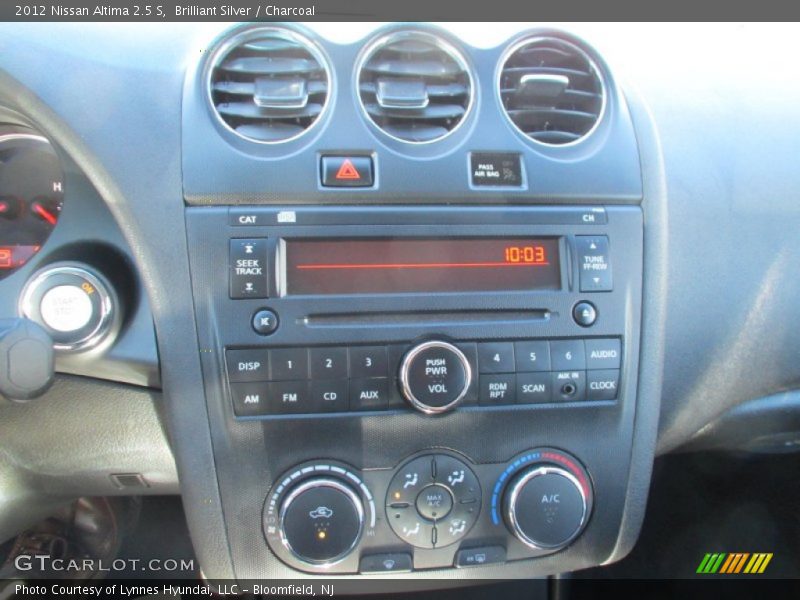 Brilliant Silver / Charcoal 2012 Nissan Altima 2.5 S
