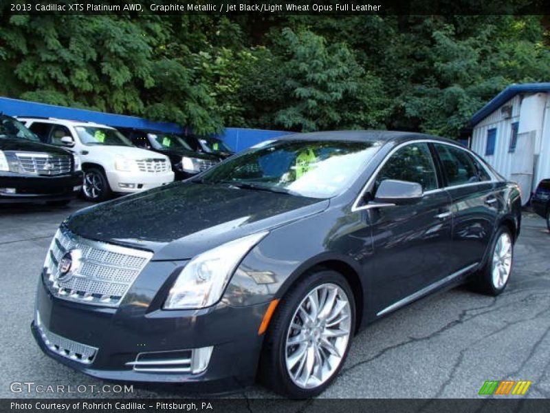Graphite Metallic / Jet Black/Light Wheat Opus Full Leather 2013 Cadillac XTS Platinum AWD