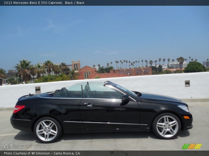 Black / Black 2013 Mercedes-Benz E 350 Cabriolet