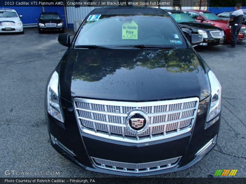 Graphite Metallic / Jet Black/Light Wheat Opus Full Leather 2013 Cadillac XTS Platinum AWD