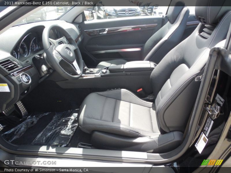 Black / Black 2013 Mercedes-Benz E 350 Cabriolet