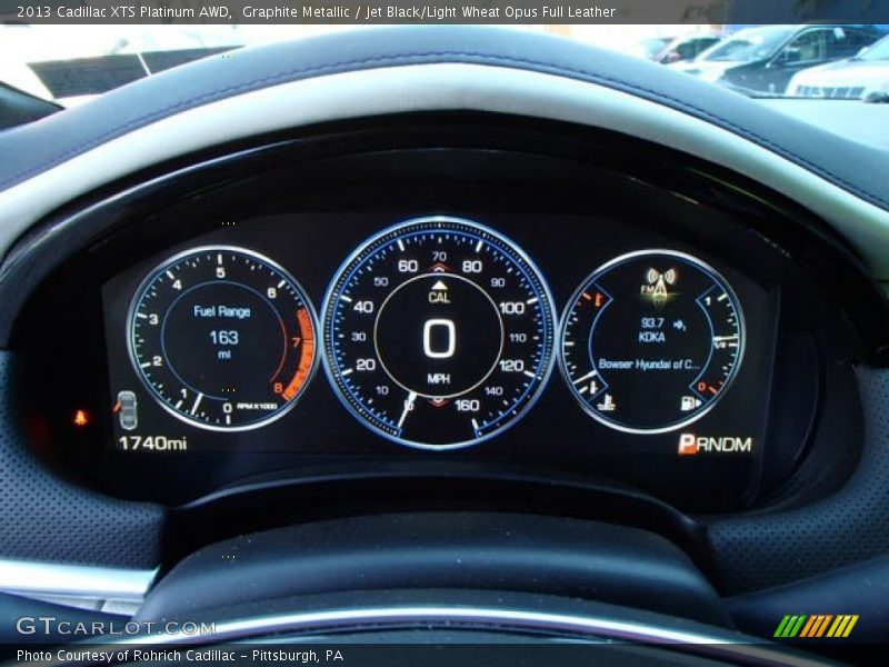 Graphite Metallic / Jet Black/Light Wheat Opus Full Leather 2013 Cadillac XTS Platinum AWD