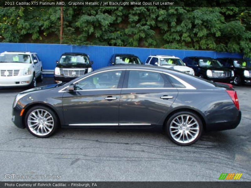 Graphite Metallic / Jet Black/Light Wheat Opus Full Leather 2013 Cadillac XTS Platinum AWD