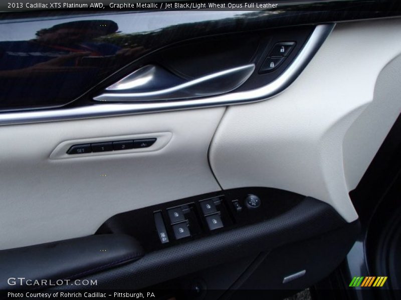 Graphite Metallic / Jet Black/Light Wheat Opus Full Leather 2013 Cadillac XTS Platinum AWD