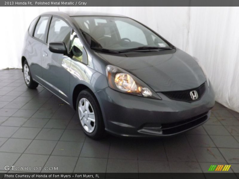 Polished Metal Metallic / Gray 2013 Honda Fit