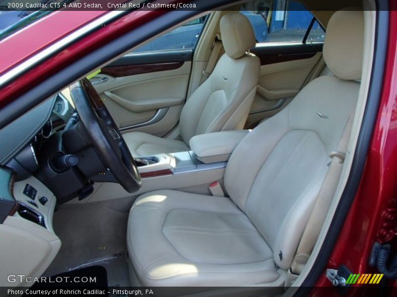  2009 CTS 4 AWD Sedan Cashmere/Cocoa Interior