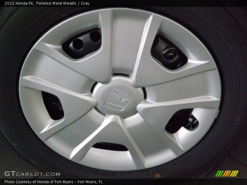 Polished Metal Metallic / Gray 2013 Honda Fit