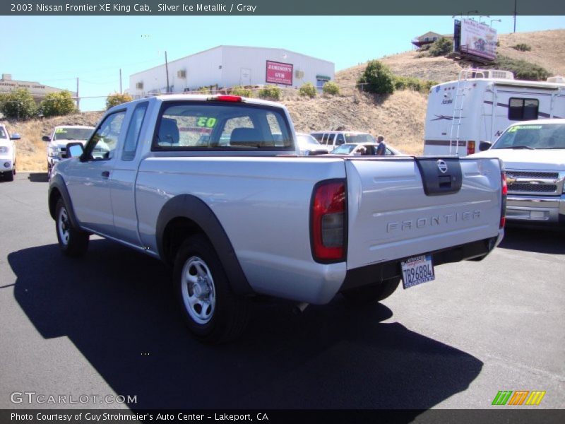 Silver Ice Metallic / Gray 2003 Nissan Frontier XE King Cab