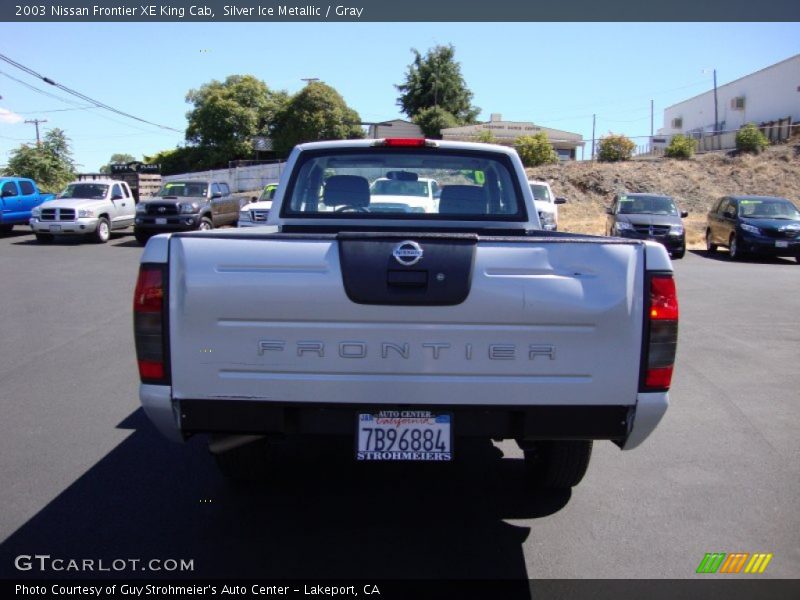 Silver Ice Metallic / Gray 2003 Nissan Frontier XE King Cab