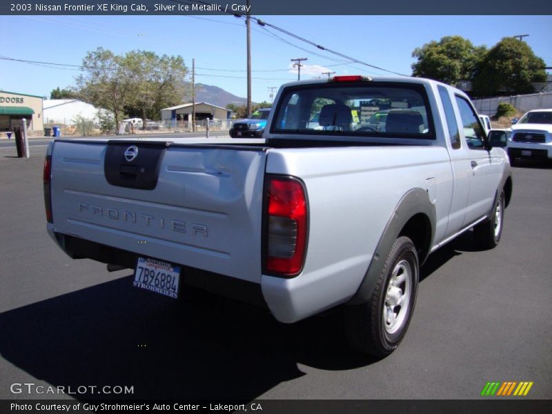 Silver Ice Metallic / Gray 2003 Nissan Frontier XE King Cab