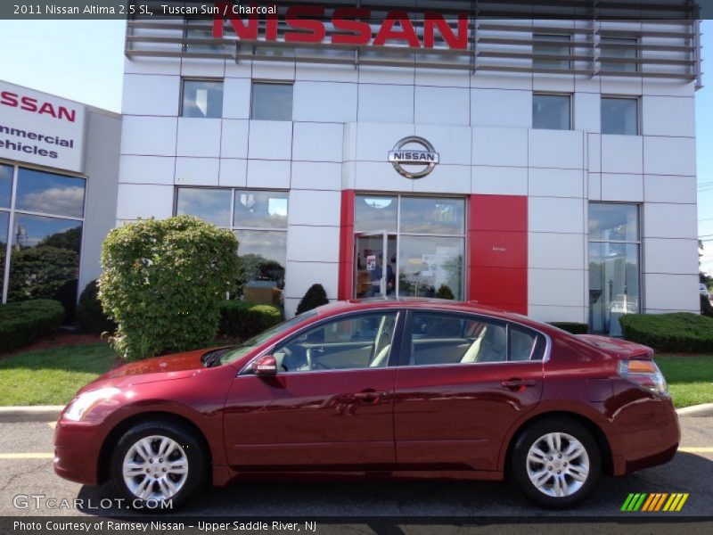 Tuscan Sun / Charcoal 2011 Nissan Altima 2.5 SL