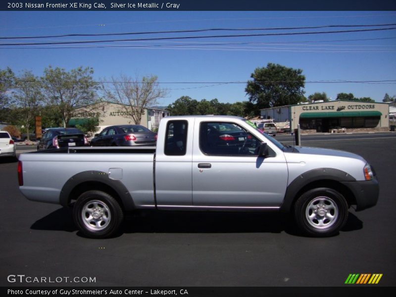 Silver Ice Metallic / Gray 2003 Nissan Frontier XE King Cab