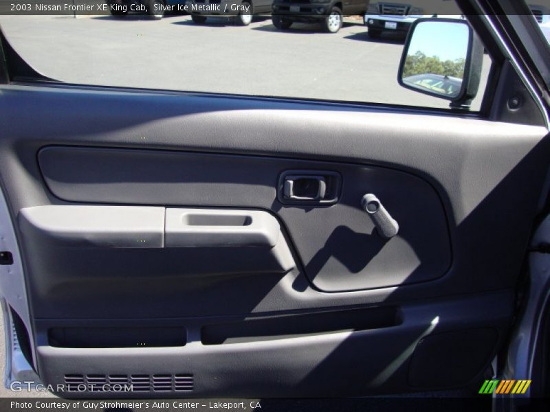 Silver Ice Metallic / Gray 2003 Nissan Frontier XE King Cab